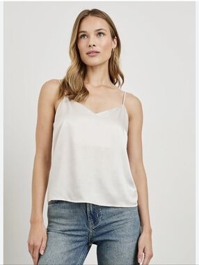 Rails Paola Top White Size L NWT